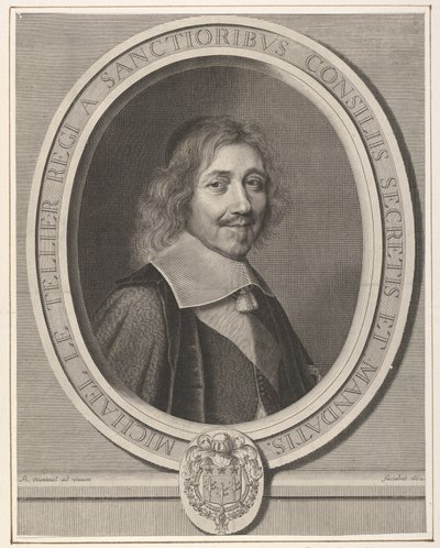 Şansölye Michel IV Le Tellier, 1662. by Robert Nanteuil