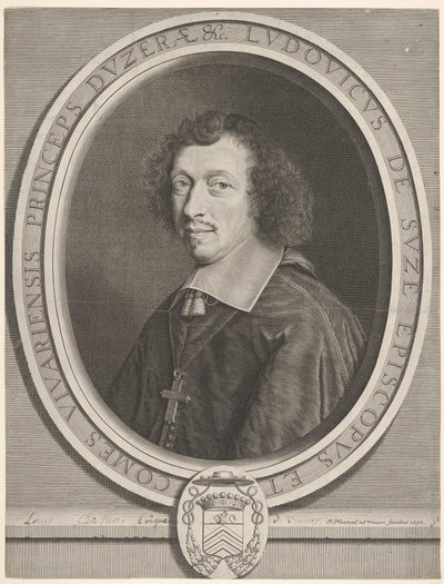 Louis-Francois de La Baume de Suze, 1656. by Robert Nanteuil