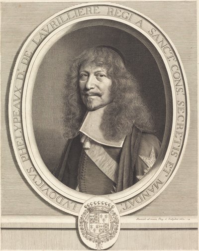 Louis Phelypeaux de La Vrilliere by Robert Nanteuil