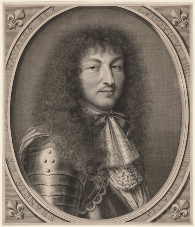 Louis XIV, 1666. by Robert Nanteuil