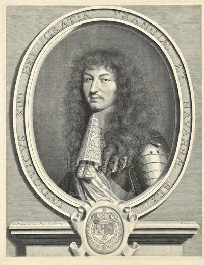 Louis XIV, Fransa Kralı 1638-1715, 1664 by Robert Nanteuil