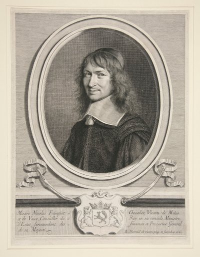 Nicholas Fouquet (Foucquet), Melun ve Vaux Vikontu by Robert Nanteuil