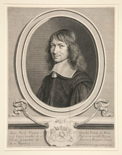 Nicolas Fouquet, Maliye Müfettişi (1615-1680) by Robert Nanteuil
