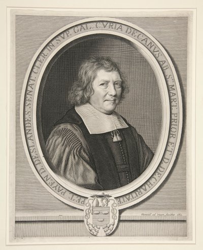Pierre Payen-Deslandes, Paris Parlamentosu Büro Konsey Üyeleri Dekanı, Abb? Saint-Martin ve Prior of Charit? (Paris Parlamentosu Müsteşarı-Katip Dekanı, Saint-Martin Abbot ve La Charit Başrahibi?) by Robert Nanteuil