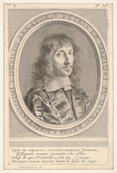 Pierre da Maridat, yak. 1653. by Robert Nanteuil