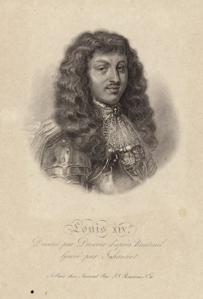 Kral Louis XIV'in Portresi by Robert Nanteuil