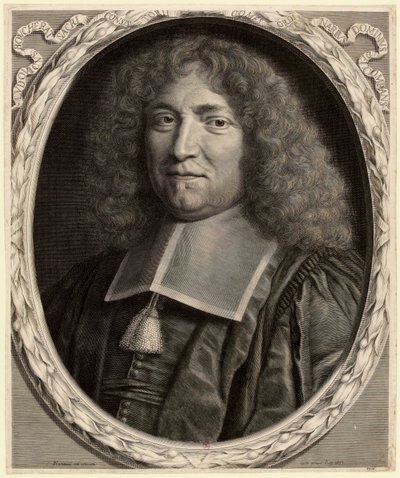 Louis Boucherat'ın Portresi 1616-1699, Fransa Şansölyesi, 1677. by Robert Nanteuil