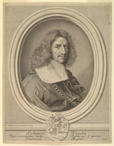 Louis Hesselin'in Portresi by Robert Nanteuil