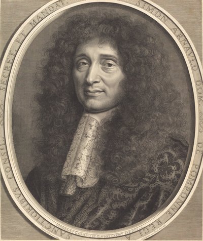 Simon Arnauld, Pomponne Markisi by Robert Nanteuil