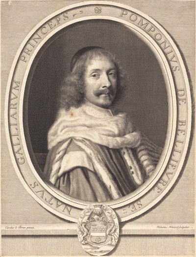 Pompone II de Bellievre by Robert Nanteuil after Charles Le Brun