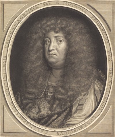 Jean-Frederic, Brunswick-Lunebourg Dükü (Hanover) by Robert Nanteuil after Jean Michelin