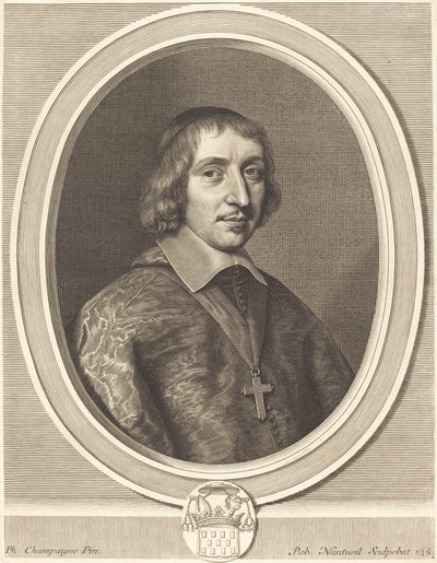 Philibert Emmanuel de Beaumanoir Lavardin by Robert Nanteuil after Philippe de Champaigne