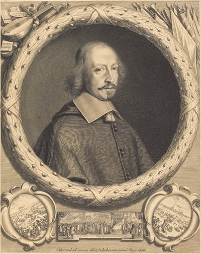 Kardinal Jules Mazarin by Robert Nanteuil and Israël Silvestre