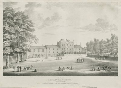 Sedgley Park Okulu: gravür, Kasım 1838 (baskı) by Robert Noyes
