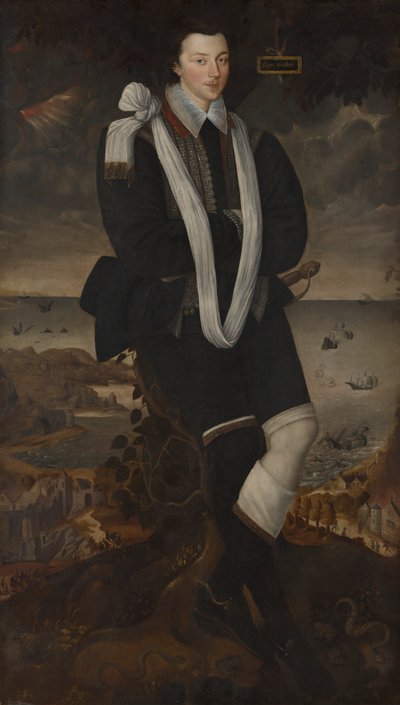 Anthony Maria Browne'nin Portresi, 2. Vikont Montagu by Robert Peake the elder