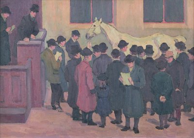 Barbican'da At Satışı (ayrıca bkz. 10003) by Robert Polhill Bevan