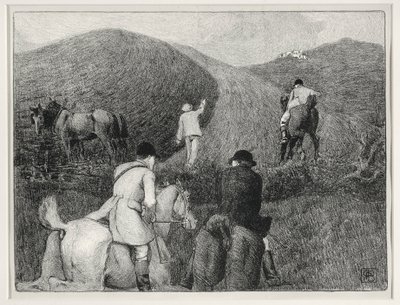 Avlanma sahnesi (lito) by Robert Polhill Bevan