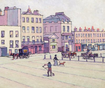 The Weigh House, Cumberland Market, c.1914 (tuval üzerine yağlı boya) by Robert Polhill Bevan
