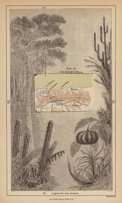 Venezuela (gravür) by Robert Pritchett