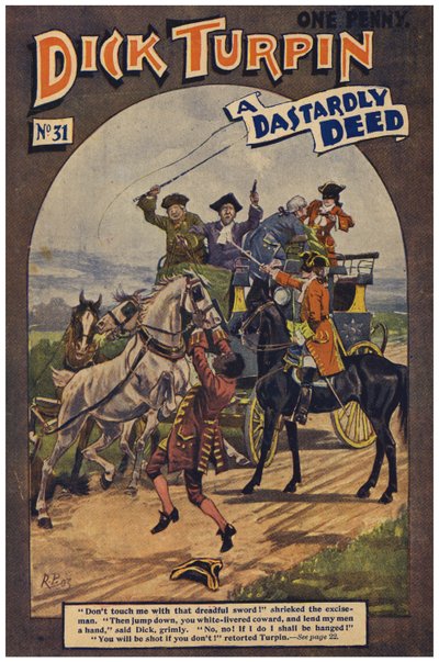 Dick Turpin (renkli taş) by Robert Prowse Jnr