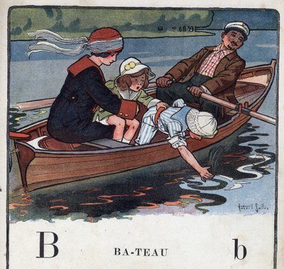 Çocuk kitabı “” Okuyacağım - Bir baba tarafından metodik ve eğlenceli alfabe””” 1926. Robert Salles