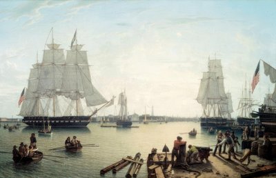 Boston Limanı by Robert Salmon