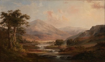 İskoç Manzarası, 1871. by Robert Seldon Duncanson