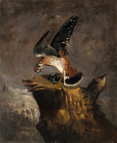 Akbaba ve Avı, 1844. by Robert Seldon Duncanson