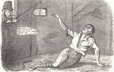 İngiliz çiftçiyi yabancı rekabetten korumak için 1815'te Tahıl Kanunları çıkarıldı. by Robert Seymour