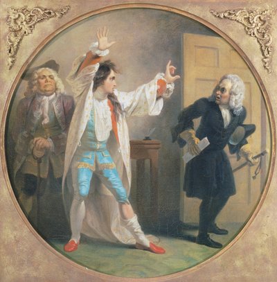 Perde IV, Sahne I of Love for Love, William Congreve (1670-1729), Robert Smirke'nin (1752-1845) tablosu. Birleşik Krallık by Robert Smirke