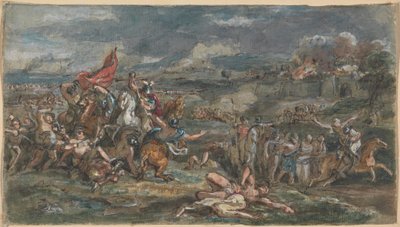 Savaş sahnesi by Robert Smirke