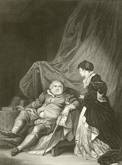 Henry VIII and Catherine Parr  by Robert Smirke