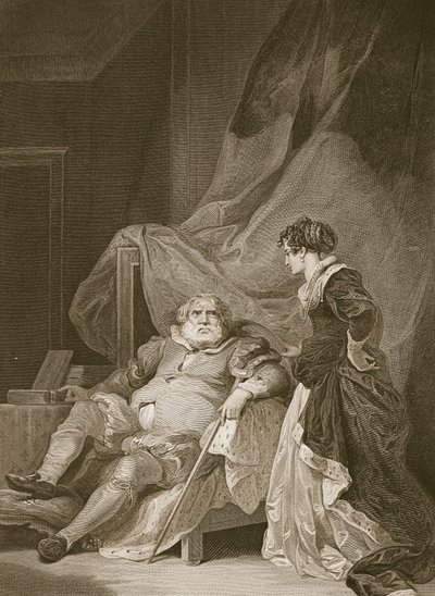 8. Henry ve Catherine Parr, George Noble tarafından oyulmuş, David Hume