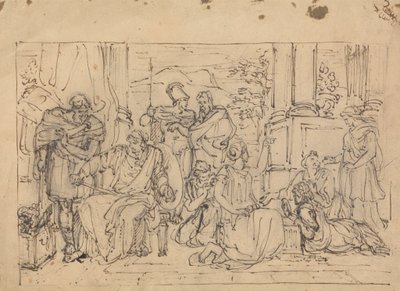 Atinalı Timon'dan Sahne by Robert Smirke