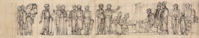 Krala Saygı Gösteren Şövalyelerin İncelenmesi by Robert Smirke