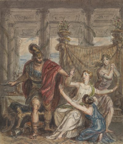Bir Kadına Saldıran Askerin İncelenmesi by Robert Smirke
