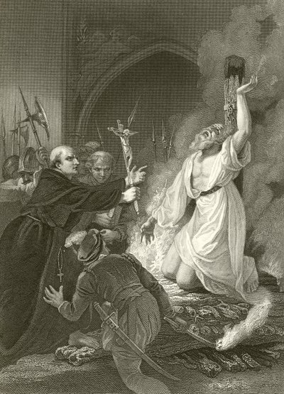 The Martyrdom of Archbishop Cranmer  by Robert Smirke