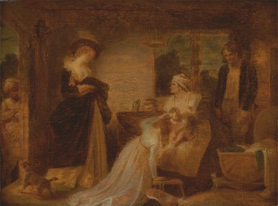 İnsanın Yedi Çağı: Bebek, 'Sevdiğiniz Gibi', II, vii by Robert Smirke
