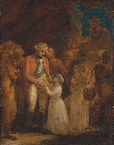 Mysore Sultanı Tipu Sahib'in İki Oğlu Rehine Olarak General Cornwallis'e Teslim Ediliyor by Robert Smirke