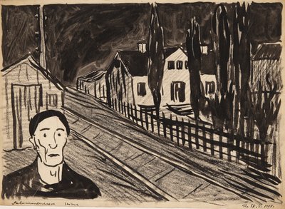 intihar. Kroki by Robert Storm Petersen