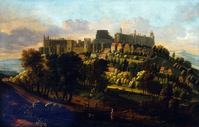 Windsor Kalesi, 1670 dolayları (tuval üzerine yağlı boya) by Robert Streater or Streeter