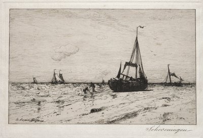 Scheveningen (gravür) by Robert Swain Gifford