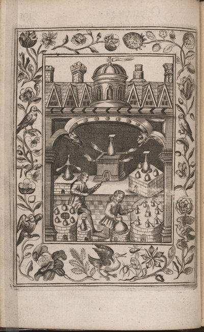 İngiliz Kimya Tiyatrosu, 1652 by Robert Vaughan
