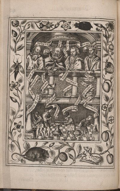 İngiliz Kimya Tiyatrosu, 1652 by Robert Vaughan