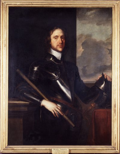 Oliver Cromwell, c.1646-49 (tuval üzerine yağlı boya) by Robert Walker