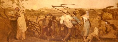 Harvest Moon, c.1883 (kağıt üzerine elle boyanmış gravür) by Robert Walker Macbeth
