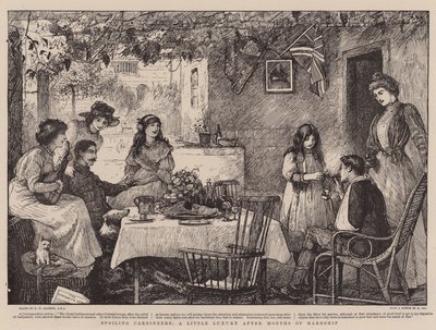 Bozulan Karabinalar, Aylar süren Zorluklardan Sonra Biraz Lüks by Robert Walker Macbeth