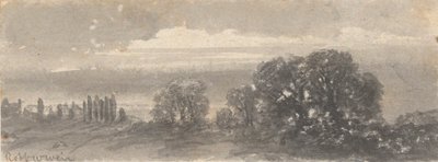 Manzara - Ağaçlar by Robert Walter Weir