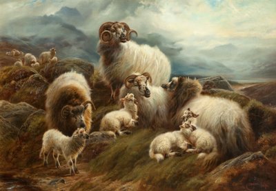 Manzaradaki Koyun, 1894 by Robert Watson