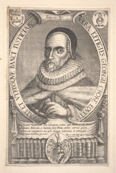 Sir George Croke (gravür) by Robert White
